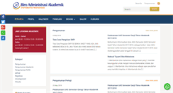 Desktop Screenshot of akademik.widyatama.ac.id